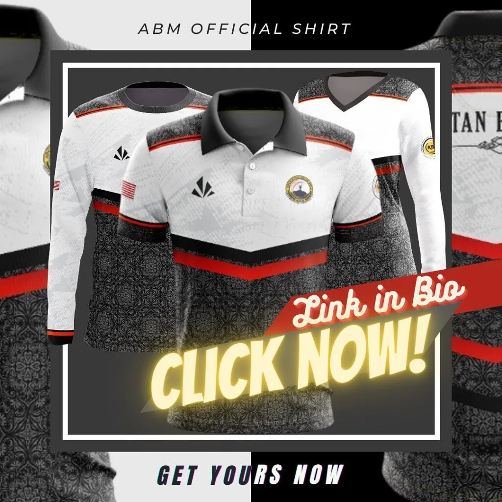 Black, Red and White ABM Kebangsaan Shirt Marketing Poster For Instagram co-designed by Atif